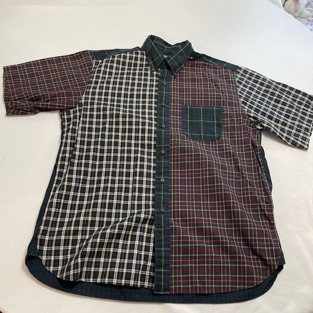 Brooks Brothers Multicolor Plaid Casual Button Down Shirt